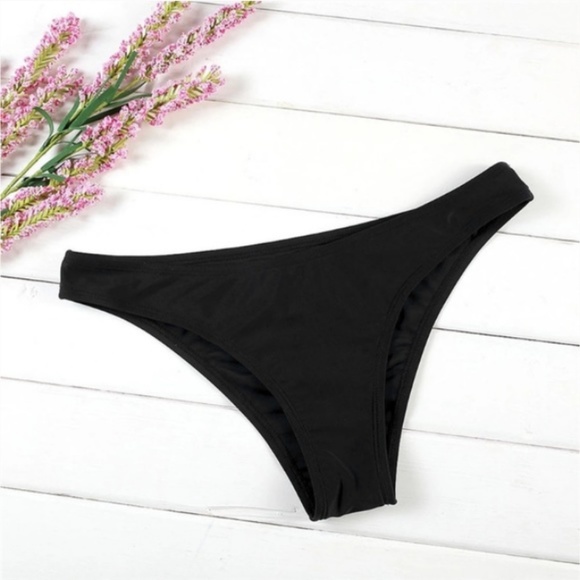 Sexy Boho Cutout Halter Black Bikini Swimsuit NEW - Picture 6 of 6